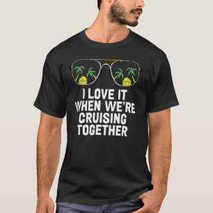 Kreuzfahrt Freunde Kumpels Paare Mädchen T-Shirt