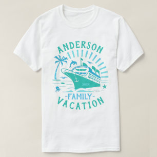 Kreuzfahrt für Familien Personalisiert V2 T-Shirt