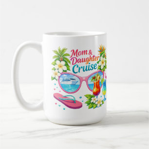 Kreuzfahrt für Mutter und Tochter, tropischer Urla Kaffeetasse