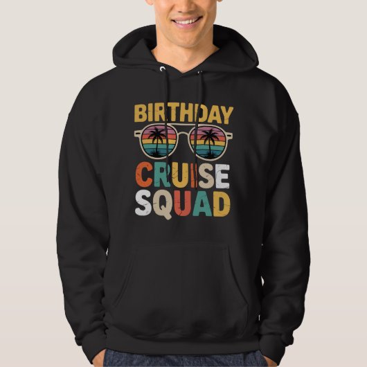 Kreuzfahrt-Geburtstagsgruppe Hoodie (Vorderseite)