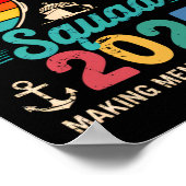 Kreuzfahrt-Gruppe 2025 Familien-Gruppen-Matching-S Poster (Ecke)