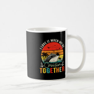 Kreuzfahrt-Gruppe 2025 Outfits Freunde Familie Paa Kaffeetasse