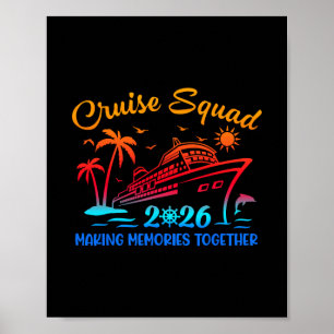 Kreuzfahrt-Gruppe 2026 Familie Freunde Urlaub pass Poster