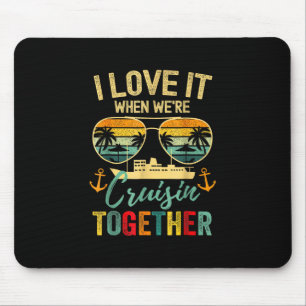 Kreuzfahrt-Gruppe 2026 Outfits Freunde Familie Paa Mousepad