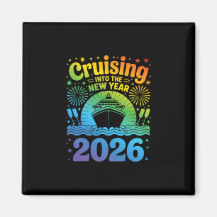 Kreuzfahrt in das neue Jahr 2026 Lgbtq Pride Kreuz Magnet