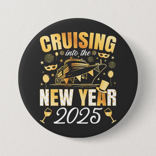 Kreuzfahrt in die Neujahrskreuzfahrt 2025 Button (Vorderseite)