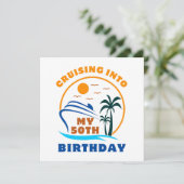 Kreuzfahrt in mein 50. Geburtstagsboot (Stehend Vorderseite)