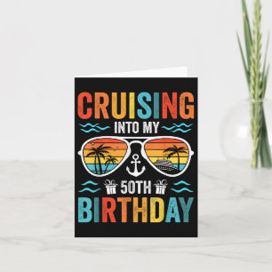 Kreuzfahrt in meine 50. Geburtstagsfamilie Cruise Karte