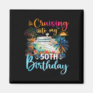 Kreuzfahrt in meine 50. Geburtstagsfamilie Cruise  Magnet