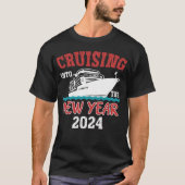 Kreuzfahrt ins neue Jahr 2024 Kreuzfahrt T-Shirt (Vorderseite)
