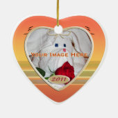 Kreuzfahrt Jahrestag - Sonnenuntergang Keramikornament (Hinten)