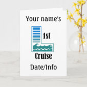 Kreuzfahrt Karte (Gelbe Blume)