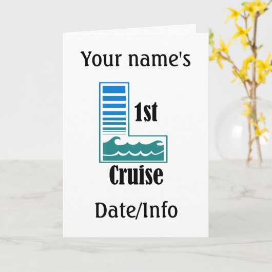 Kreuzfahrt Karte (Gelbe Blume)