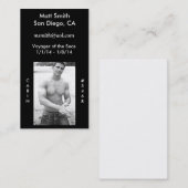 Kreuzfahrt-Karte Visitenkarte (Vorne/Hinten)