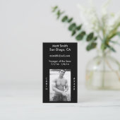 Kreuzfahrt-Karte Visitenkarte (Stehend Vorderseite)