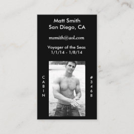 Kreuzfahrt-Karte Visitenkarte