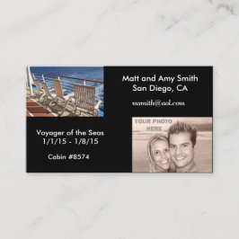 Kreuzfahrt-Karte Visitenkarte