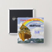 Kreuzfahrt-Knopf Button (Vorne & Hinten)