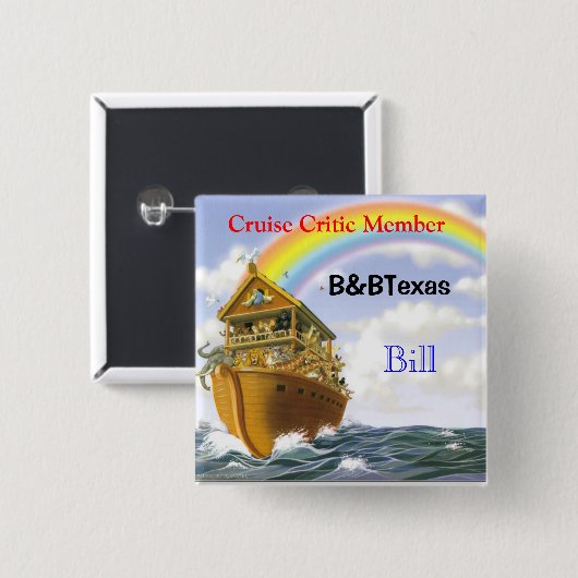 Kreuzfahrt-Knopf Button (Vorne & Hinten)