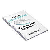 Kreuzfahrt-Kontrolle Notizblock (Rechte Seite)