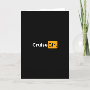 Kreuzfahrt Mädchen - Y Cruising Abfahrt Geschenke Karte