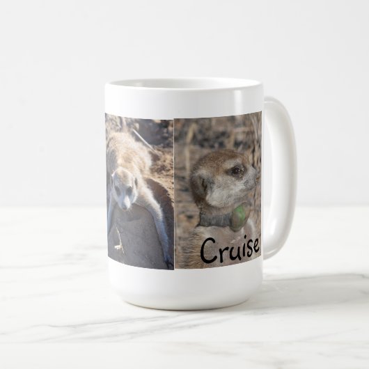 Kreuzfahrt Meerkat Tasse (VorderseiteRechts)