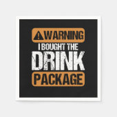 Kreuzfahrt mit dem Kreuzfahrtschiff Fahrt mit dem Serviette (Vorderseite)