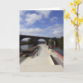Kreuzfahrt mit dem Narrowboat. Karte (Gelbe Blume)