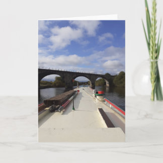 Kreuzfahrt mit dem Narrowboat. Karte