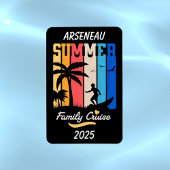 Kreuzfahrt mit der Schwarzen Familie PERSONALISIER Magnet