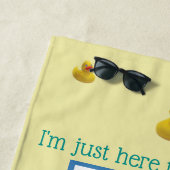 Kreuzfahrt mit Enten Strandtuch (Beispiel)