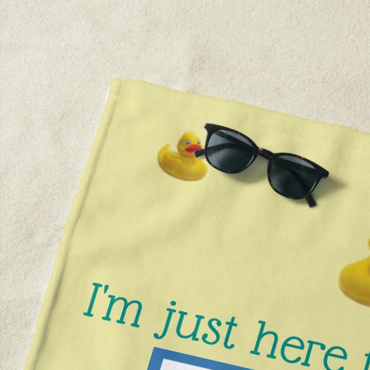 Kreuzfahrt mit Enten Strandtuch (Beispiel)