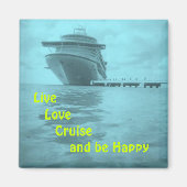 Kreuzfahrt mit Live-Liebe Magnet (Vorne)