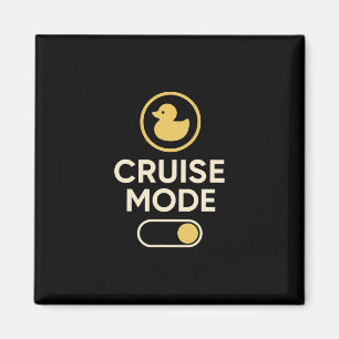 Kreuzfahrt-Modus-Enten-Umschalter Retro-Urlaubssti Magnet