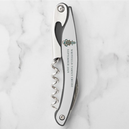 Kreuzfahrt nach Nautical Anchor Kellnermesser (Vorderseite)