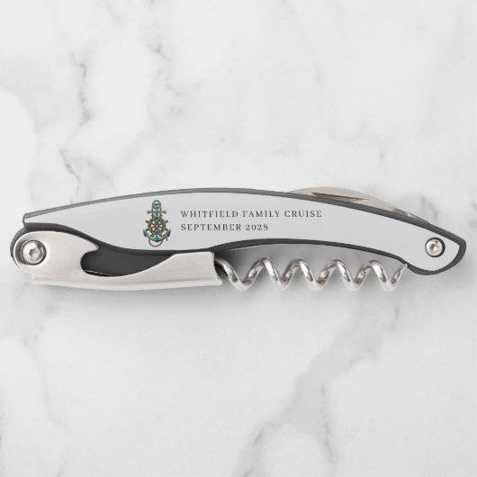 Kreuzfahrt nach Nautical Anchor Kellnermesser (Vorderseite)