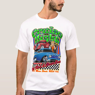 Kreuzfahrt Nachtleben Frisierten Autos & Klassisch T-Shirt