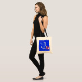 Kreuzfahrt-oder Strand-Tasche - Monogramm Tragetasche (Vorderseite (Model))
