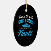 Kreuzfahrt| Party für das Schiff Familienkreuzfahr Keramik Ornament (Rechts)