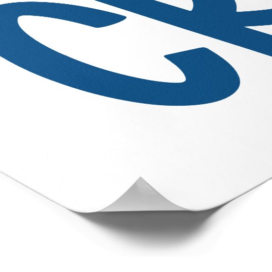 Kreuzfahrt Poster (Ecke)