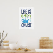 Kreuzfahrt Poster (Küche)