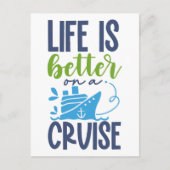 Kreuzfahrt Postkarte (Vorderseite)