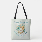 Kreuzfahrt Royal Floral Tasche (Rückseite)