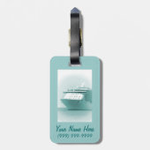 Kreuzfahrt-Schiffs-personalisierter Gepäck-Umbau Gepäckanhänger (Rückseite vertikal)