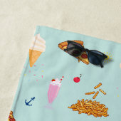 Kreuzfahrt-Snack-Muster Strandtuch (Beispiel)