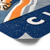 Kreuzfahrt Sommerferien 1937 Vintager Flyer Poster (Ecke)