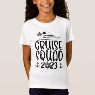 Kreuzfahrt Squad 2023 Familienausflug T-Shirt