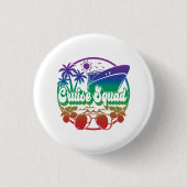Kreuzfahrt Squad Urlaub Matching Group Familienrei Button (Vorderseite)