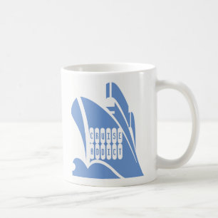 Kreuzfahrt-Süchtiger. Ein Becher für Kreuzfahrtlie Kaffeetasse