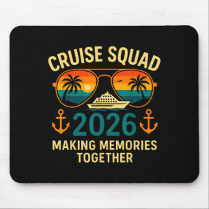 Kreuzfahrt-Team 2026 Familienurlaub passende Grupp Mousepad